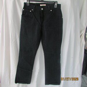Levis 550 Black Boot Cut Jeans